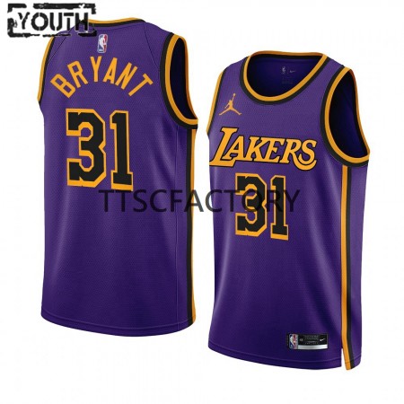 Dres Los Angeles Lakers Thomas Bryant 31 Jordan 2022-23 Statement Edition Ljubičasta Swingman - Dječji